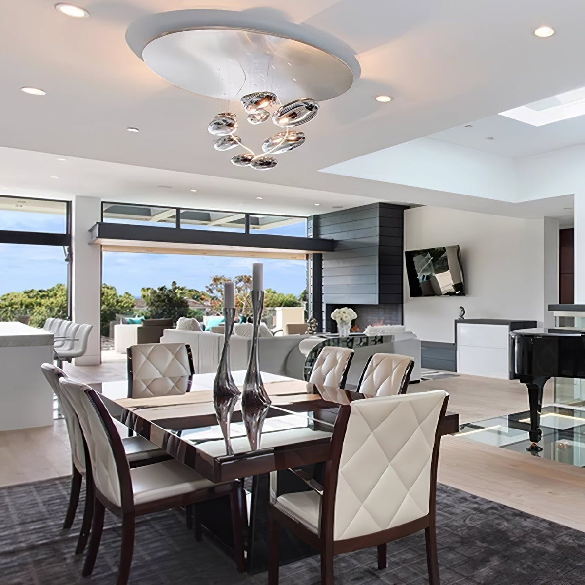 Jorrenenna Aluminium Ceiling Light-Moonnatur