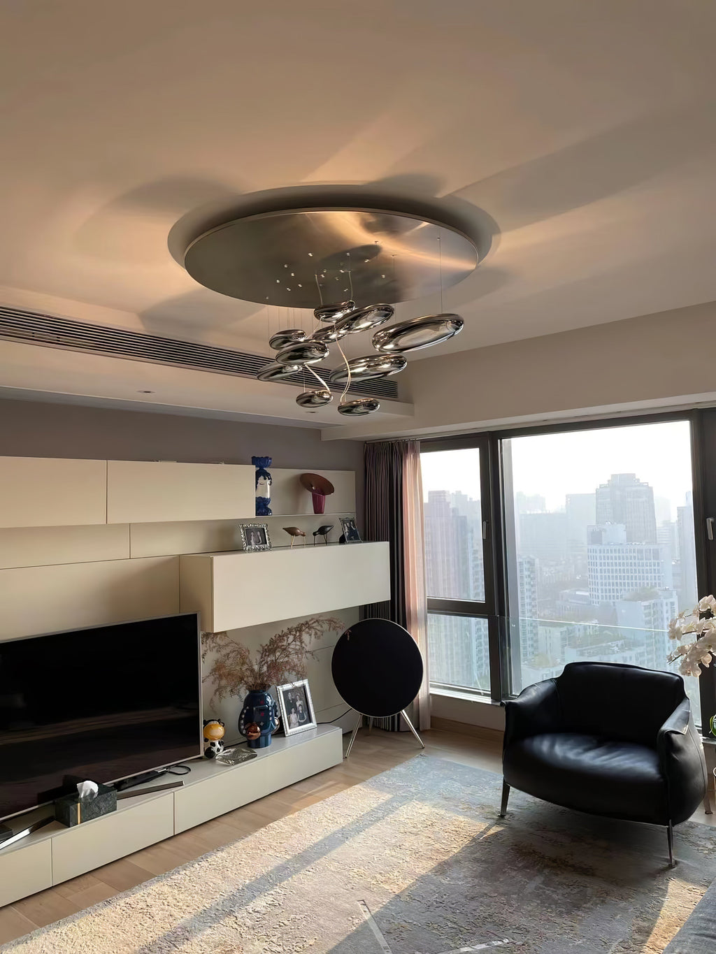 Jorrenenna Aluminium Ceiling Light-Moonnatur