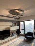 Jorrenenna Aluminium Ceiling Light-Moonnatur