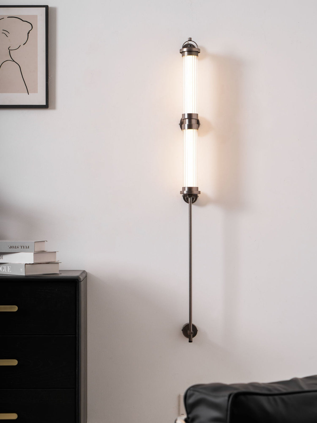 Isoldeva Glass Wall Light-Moonnatur