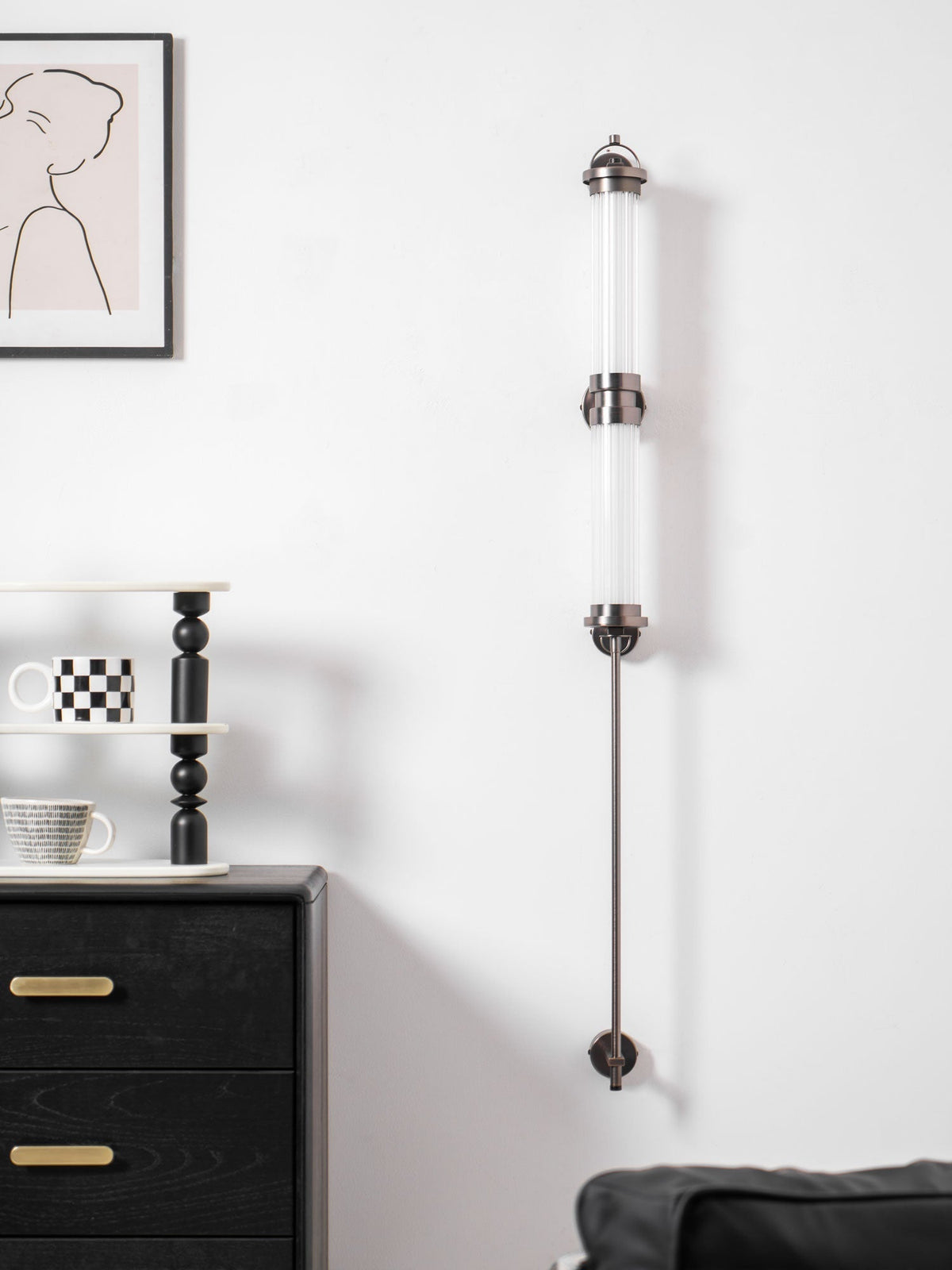 Isoldeva Glass Wall Light-Moonnatur