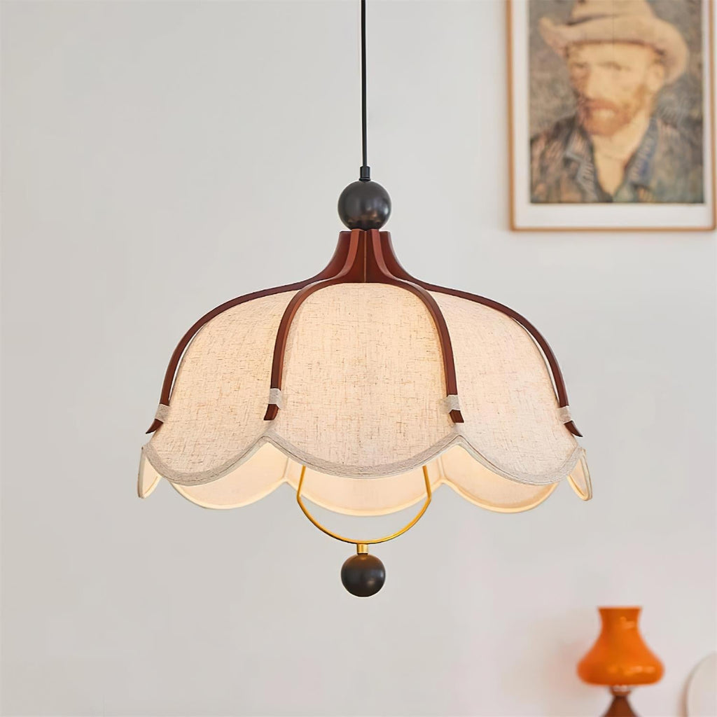 Keldelhill Fabric Pendant Light-Moonnatur