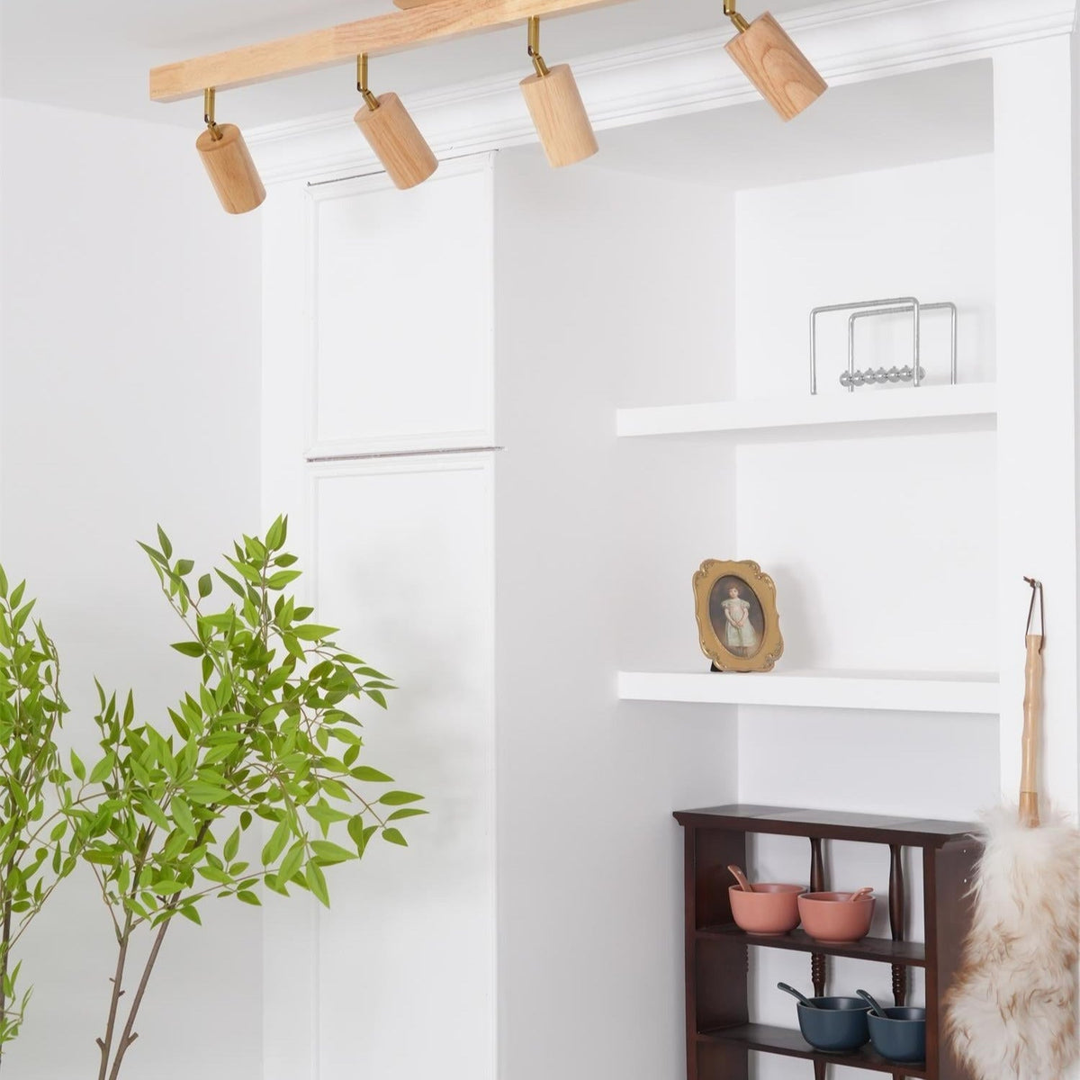 Sardenhill Wood Ceiling Light-Moonnatur