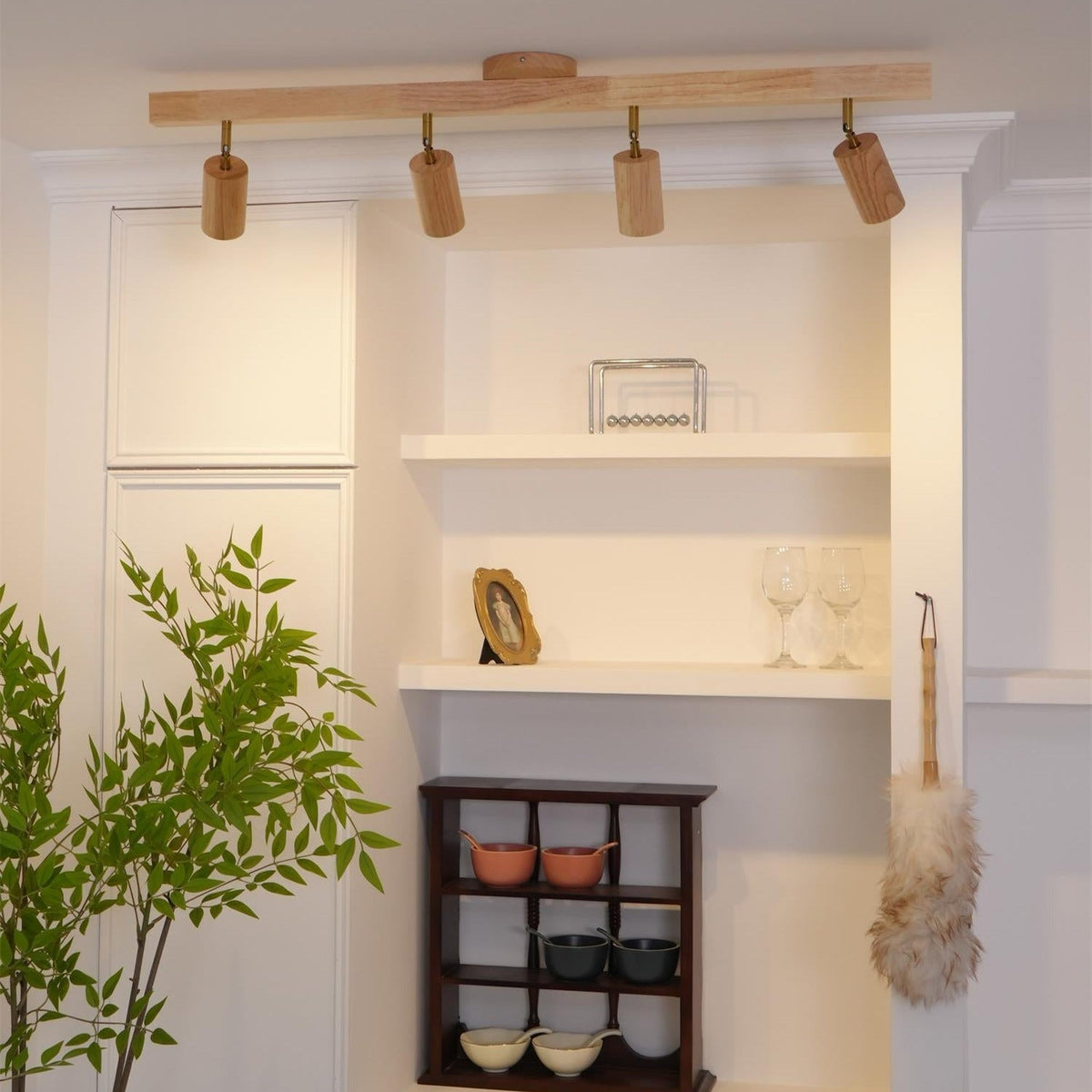 Sardenhill Wood Ceiling Light-Moonnatur
