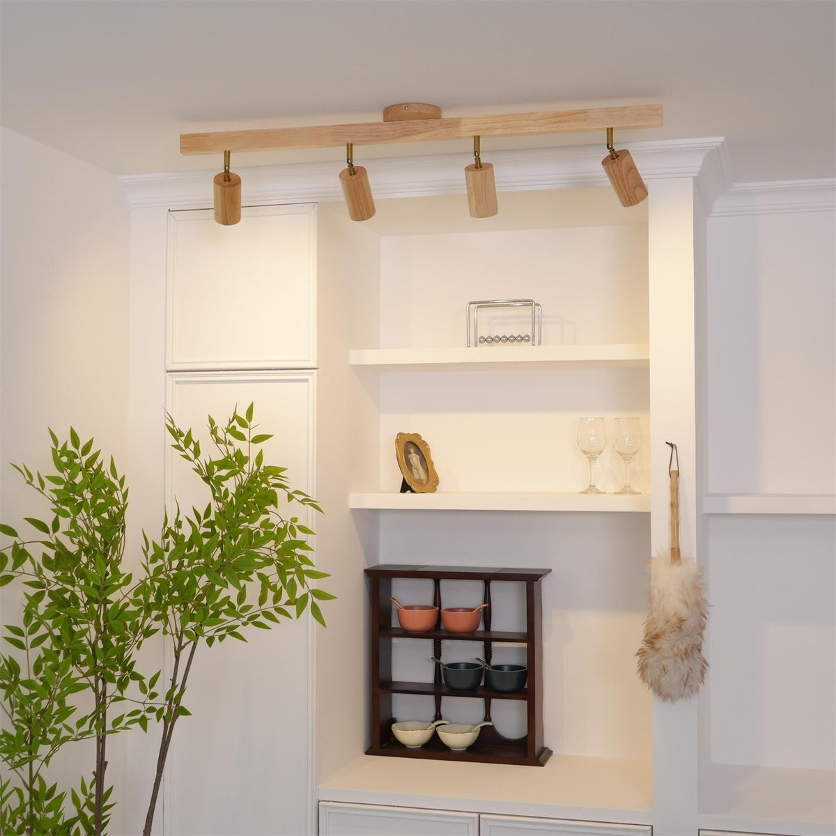 Sardenhill Wood Ceiling Light-Moonnatur