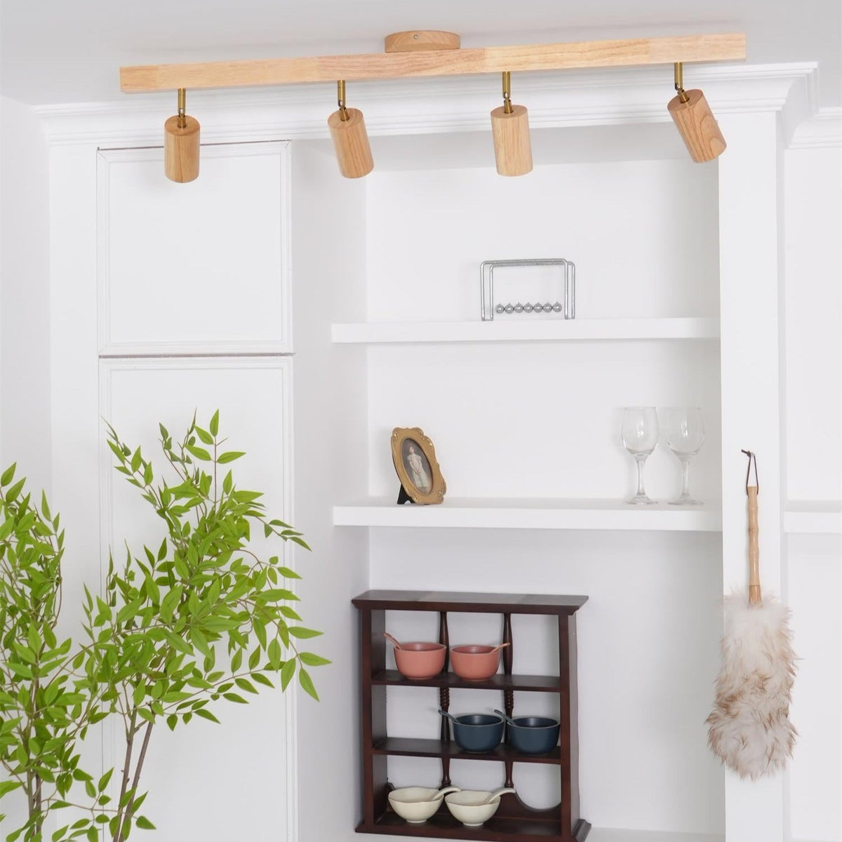 Sardenhill Wood Ceiling Light-Moonnatur
