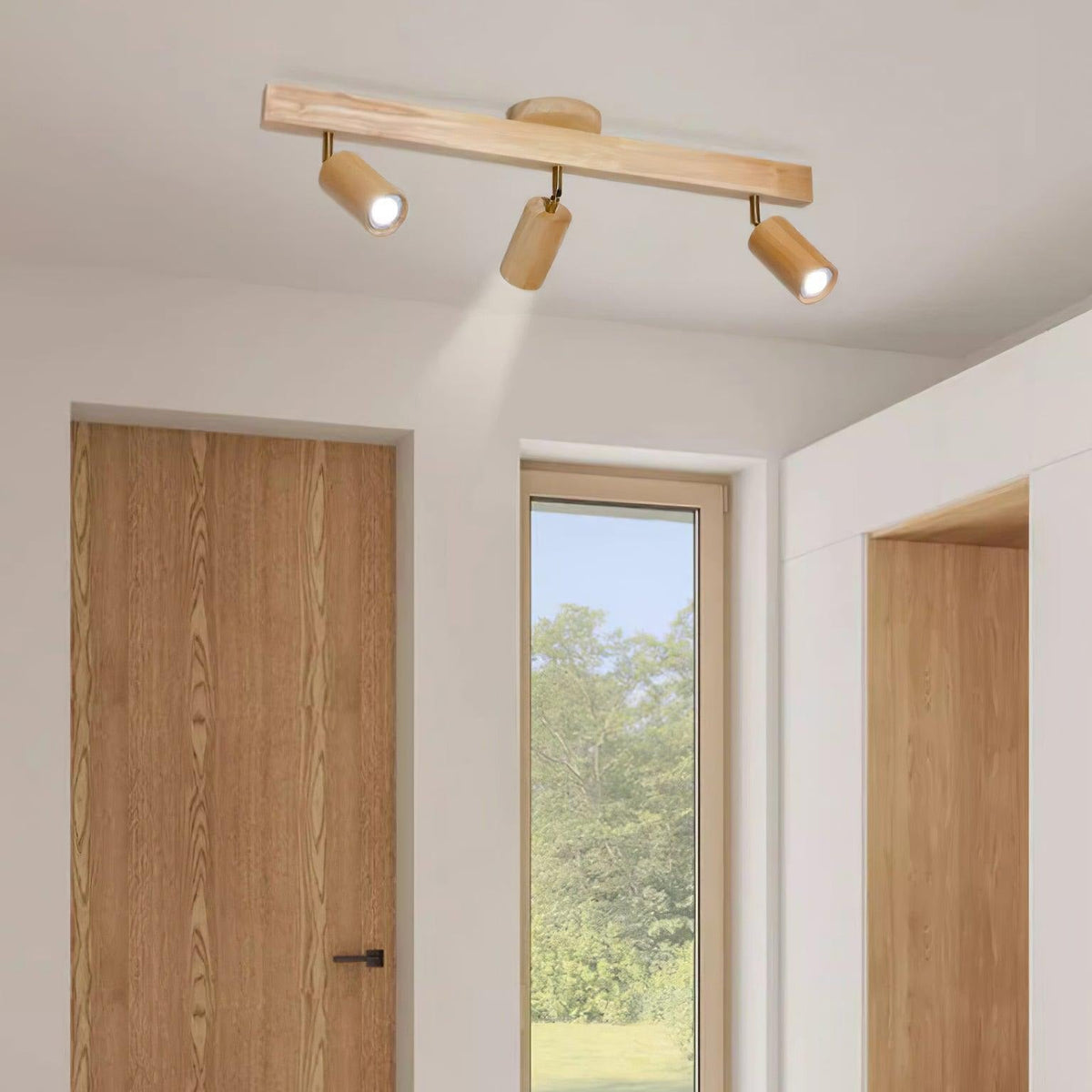 Sardenhill Wood Ceiling Light-Moonnatur