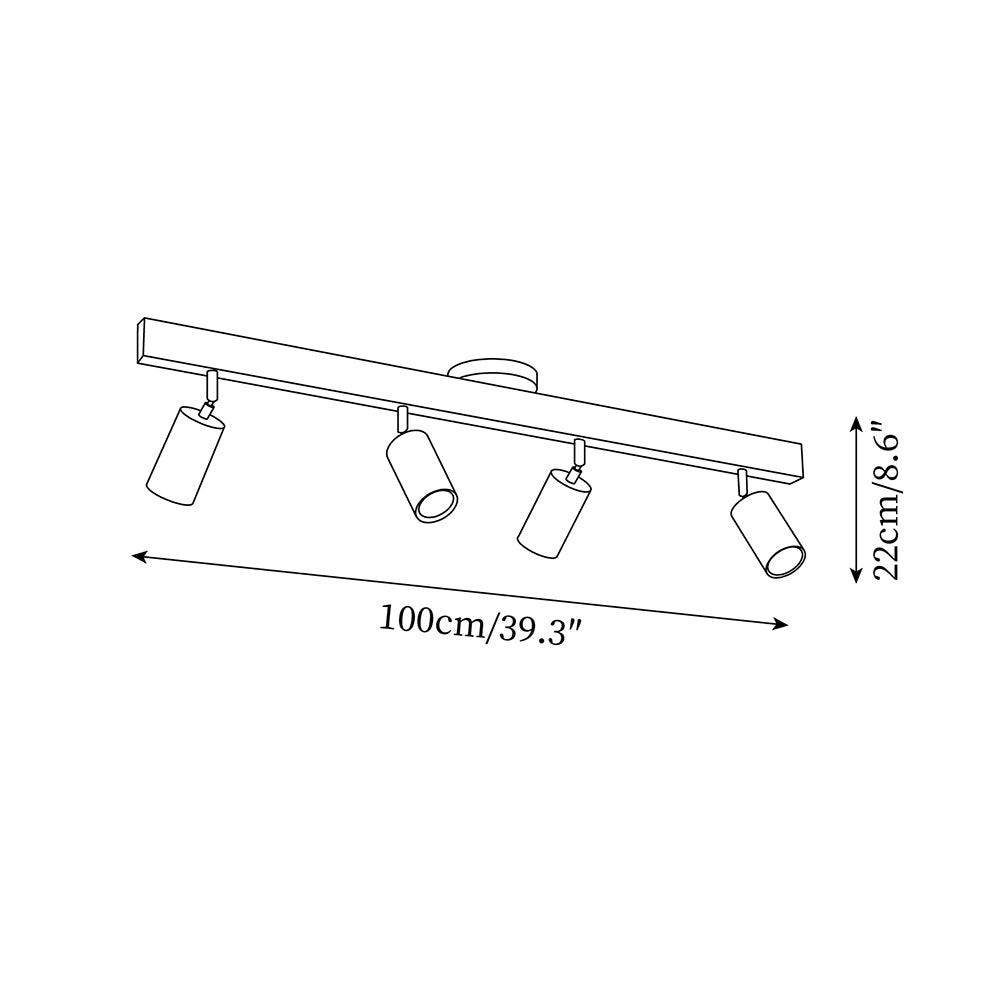 Sardenhill Wood Ceiling Light-Moonnatur
