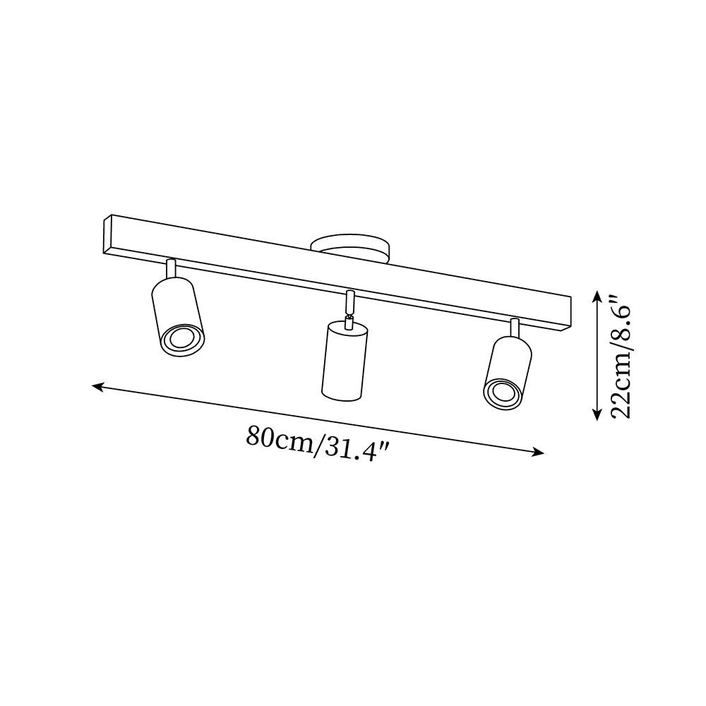 Sardenhill Wood Ceiling Light-Moonnatur