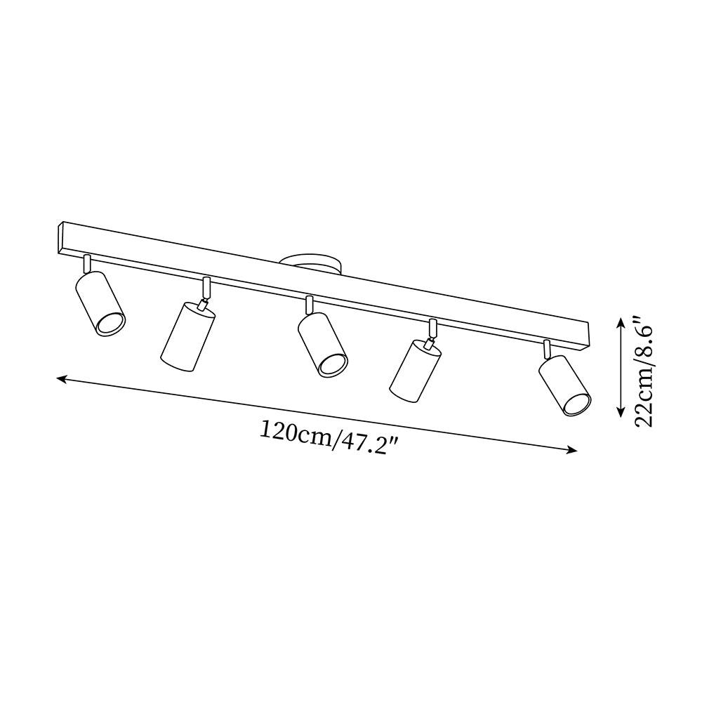 Sardenhill Wood Ceiling Light-Moonnatur