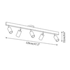 Sardenhill Wood Ceiling Light-Moonnatur