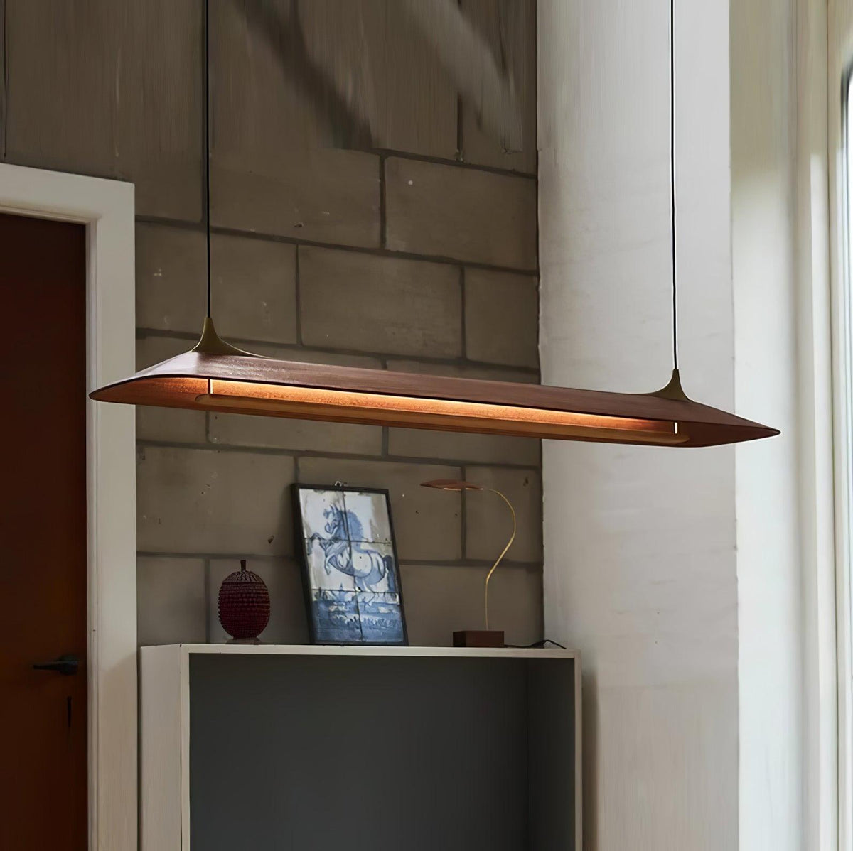 Ivrenwell Wood Pendant Light-Moonnatur