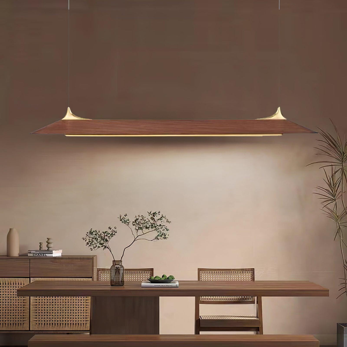 Ivrenwell Wood Pendant Light-Moonnatur