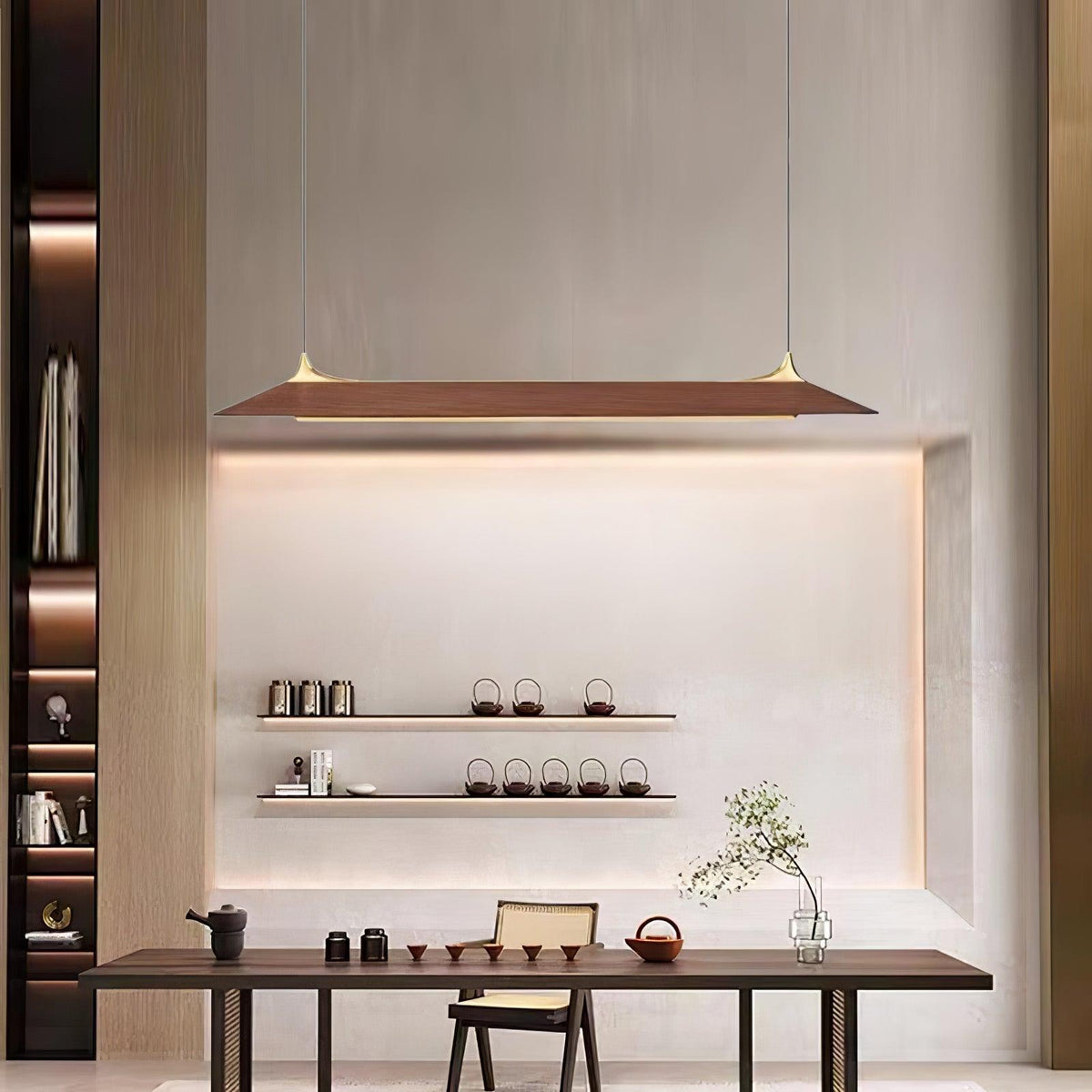 Ivrenwell Wood Pendant Light-Moonnatur