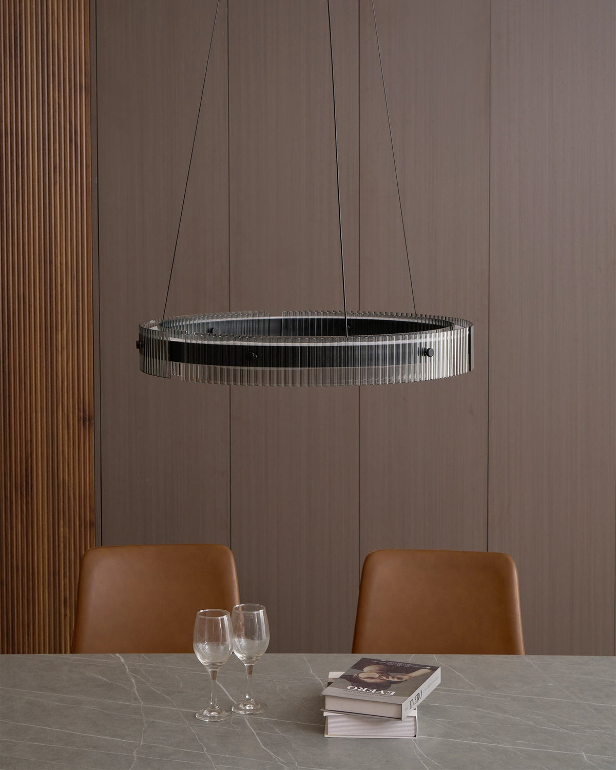 Zelveniel Aluminium Chandelier-Moonnatur