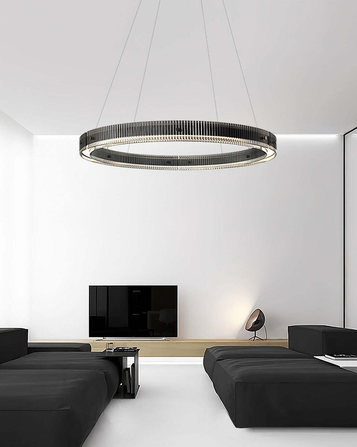 Zelveniel Aluminium Chandelier-Moonnatur