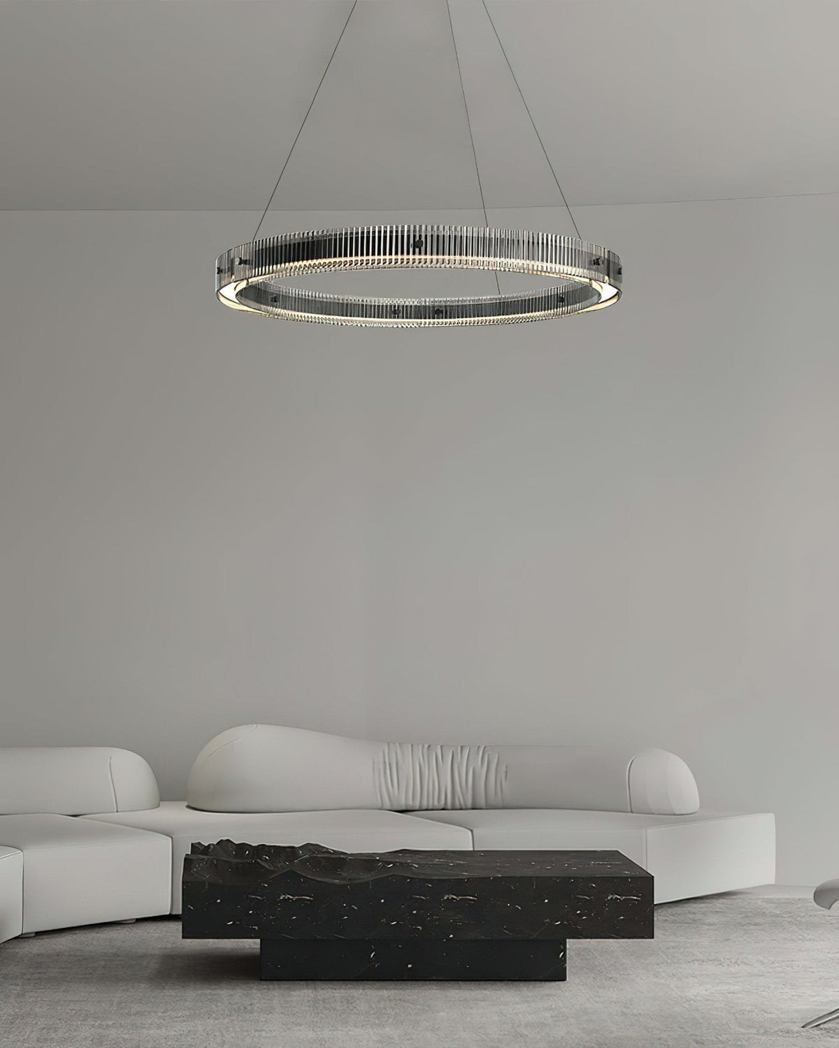Zelveniel Aluminium Chandelier-Moonnatur