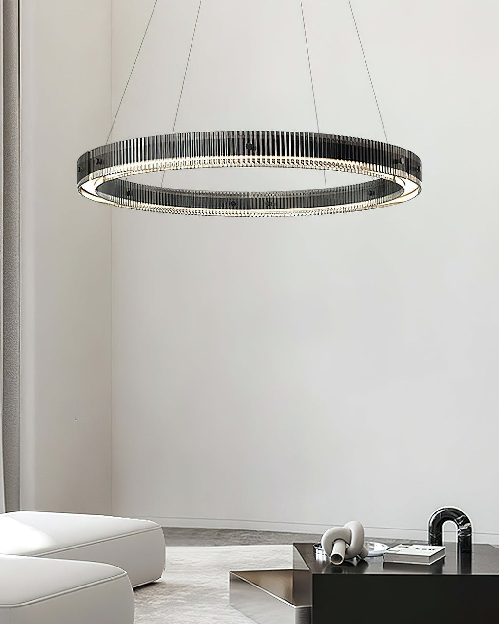 Zelveniel Aluminium Chandelier-Moonnatur
