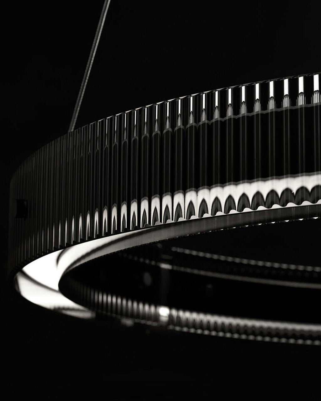 Zelveniel Aluminium Chandelier-Moonnatur