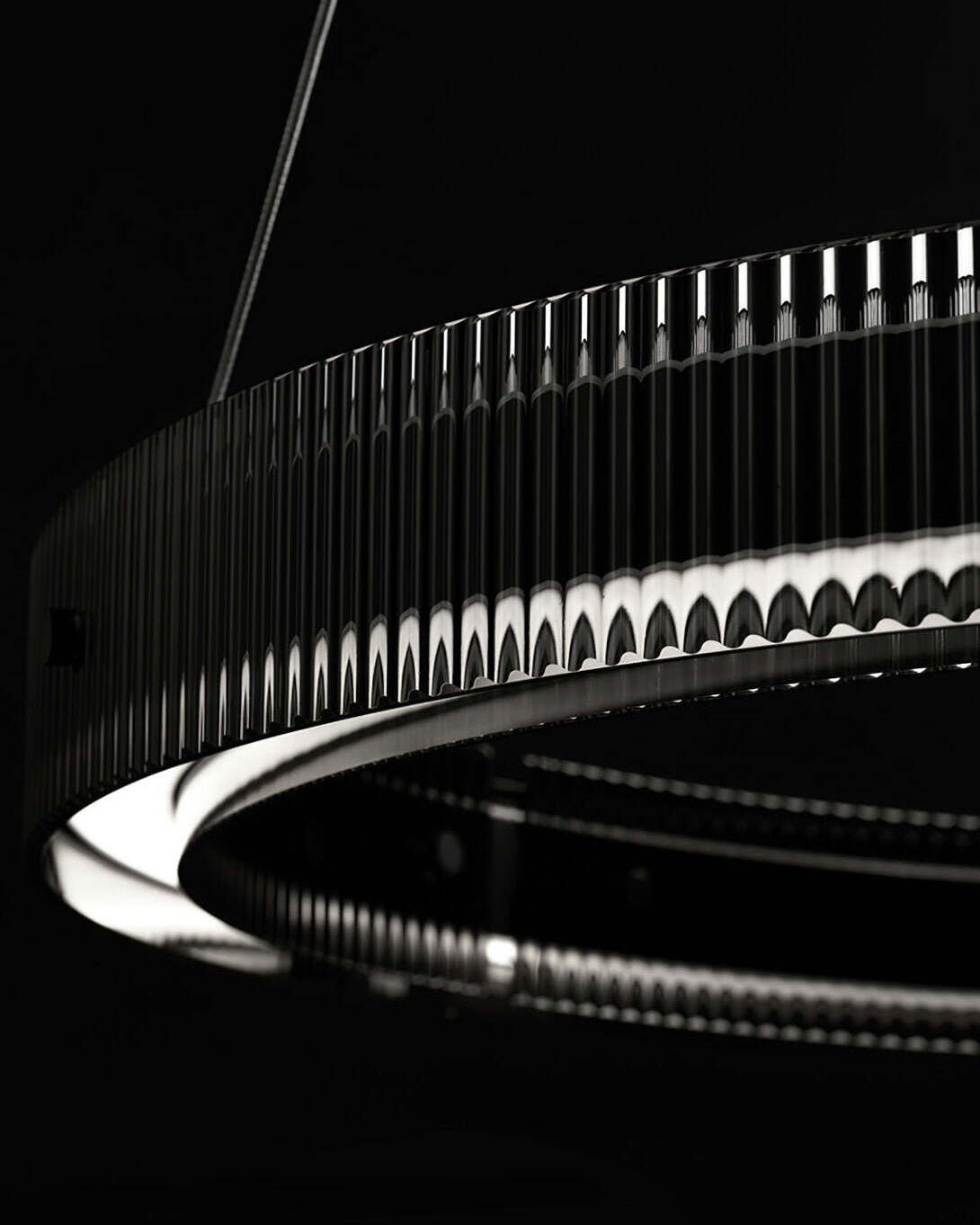 Zelveniel Aluminium Chandelier-Moonnatur