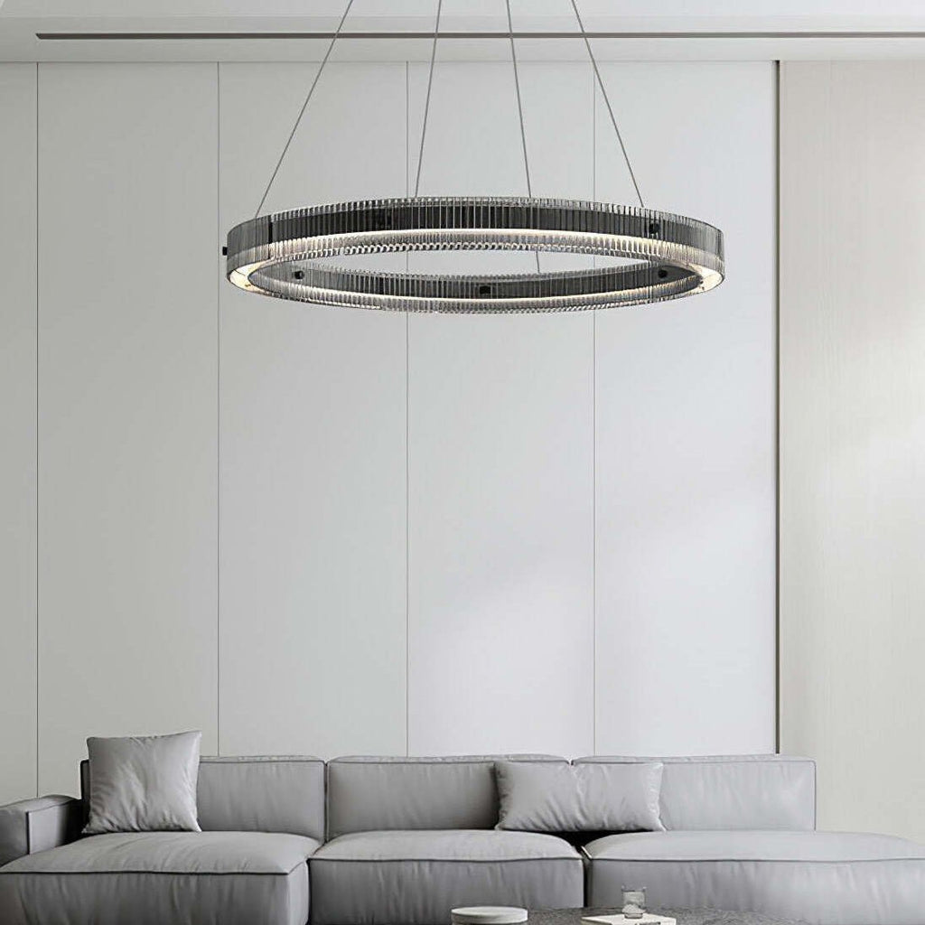 Zelveniel Aluminium Chandelier-Moonnatur