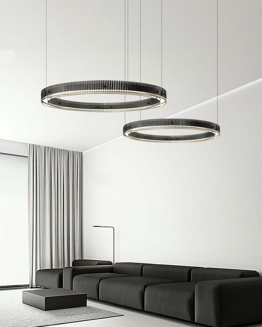 Zelveniel Aluminium Chandelier-Moonnatur