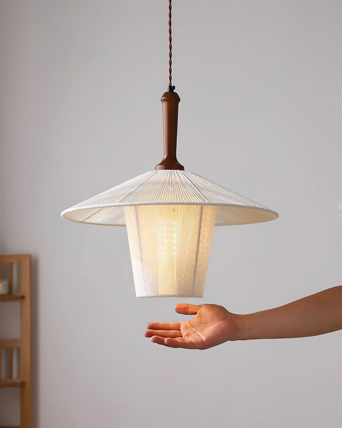 Galdenwick Hemp Rope Pendant Light-Moonnatur