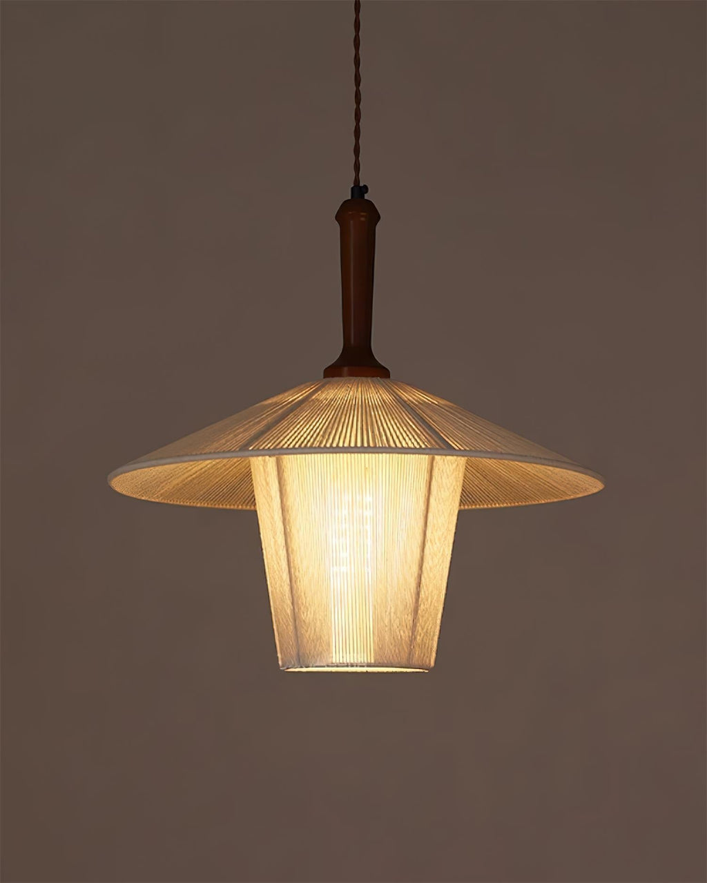 Galdenwick Hemp Rope Pendant Light-Moonnatur