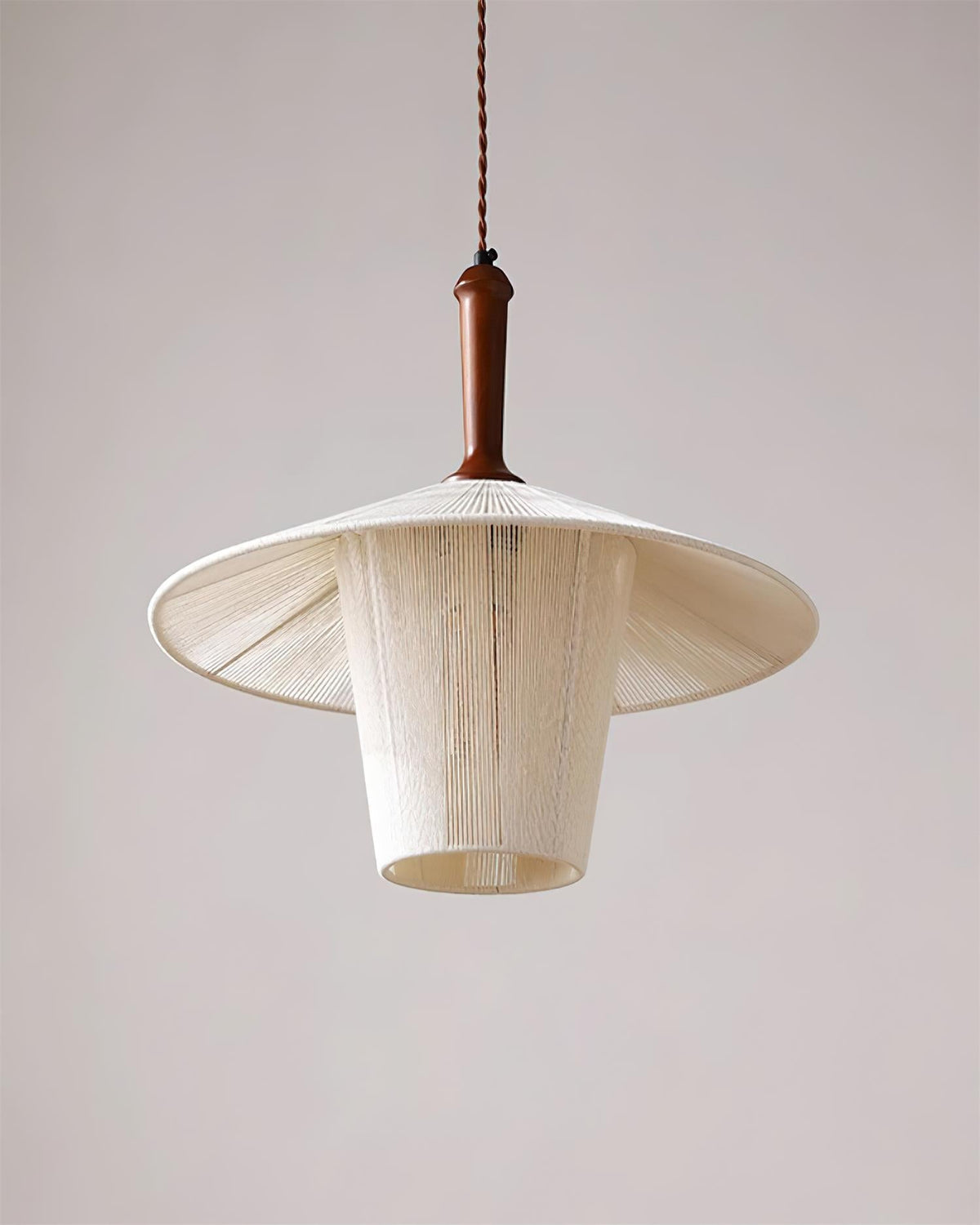 Galdenwick Hemp Rope Pendant Light-Moonnatur