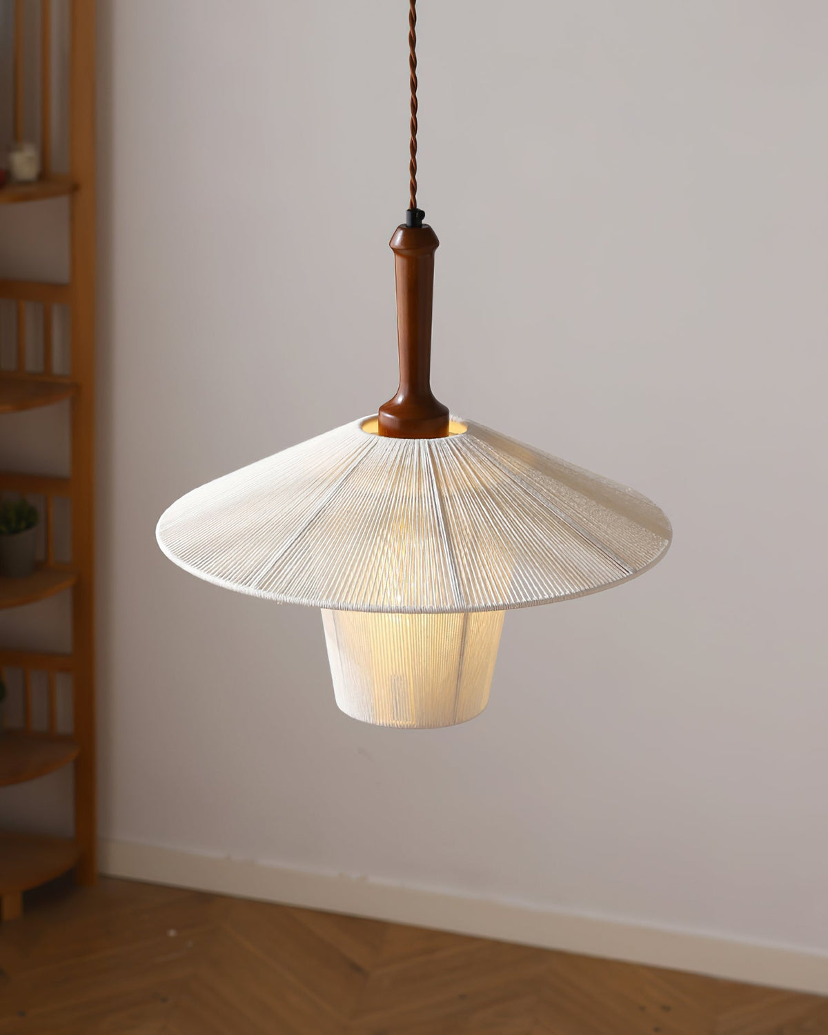 Galdenwick Hemp Rope Pendant Light-Moonnatur