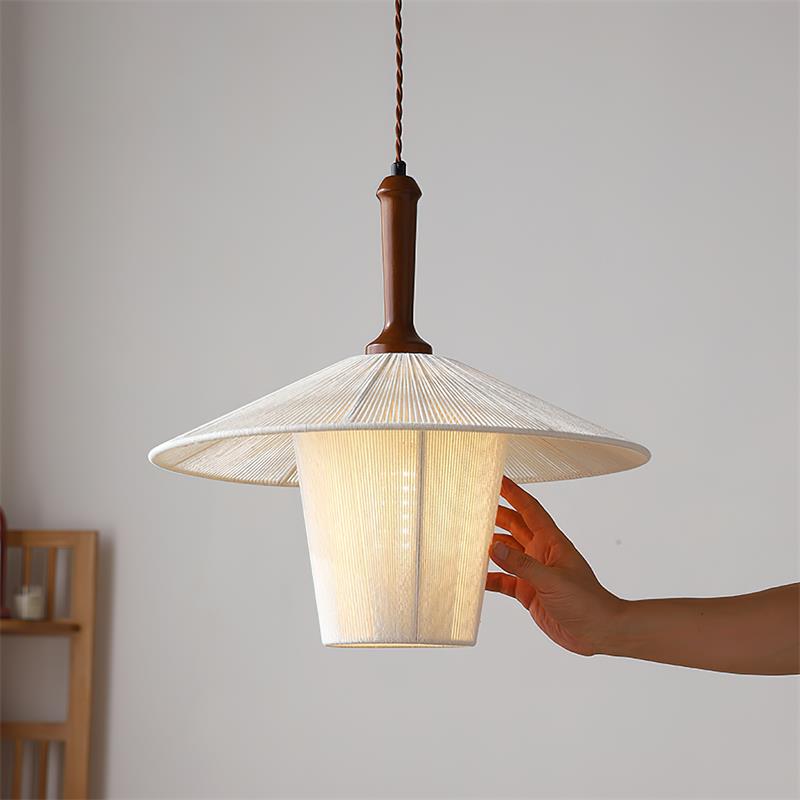 Galdenwick Hemp Rope Pendant Light-Moonnatur