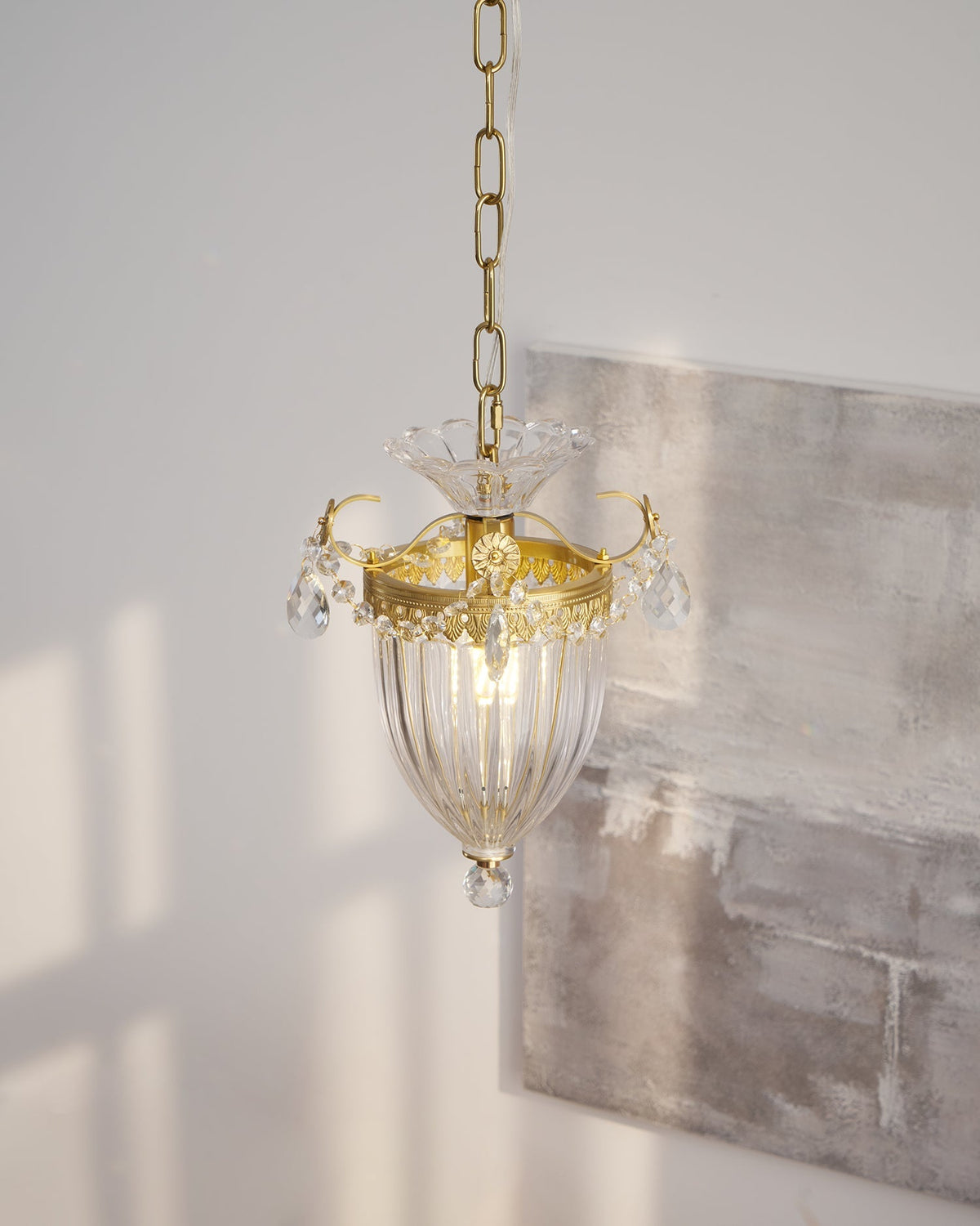 Hildencove Crystal Pendant Light-Moonnatur