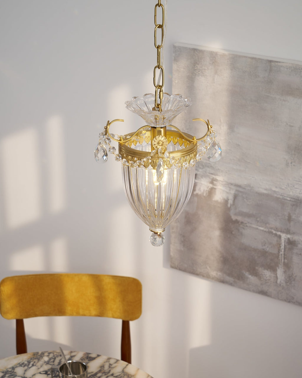 Hildencove Crystal Pendant Light-Moonnatur