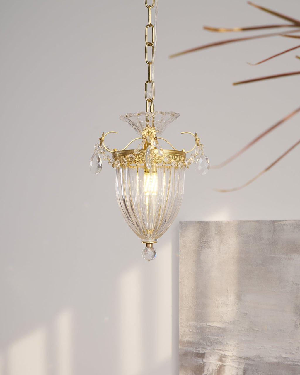 Hildencove Crystal Pendant Light-Moonnatur