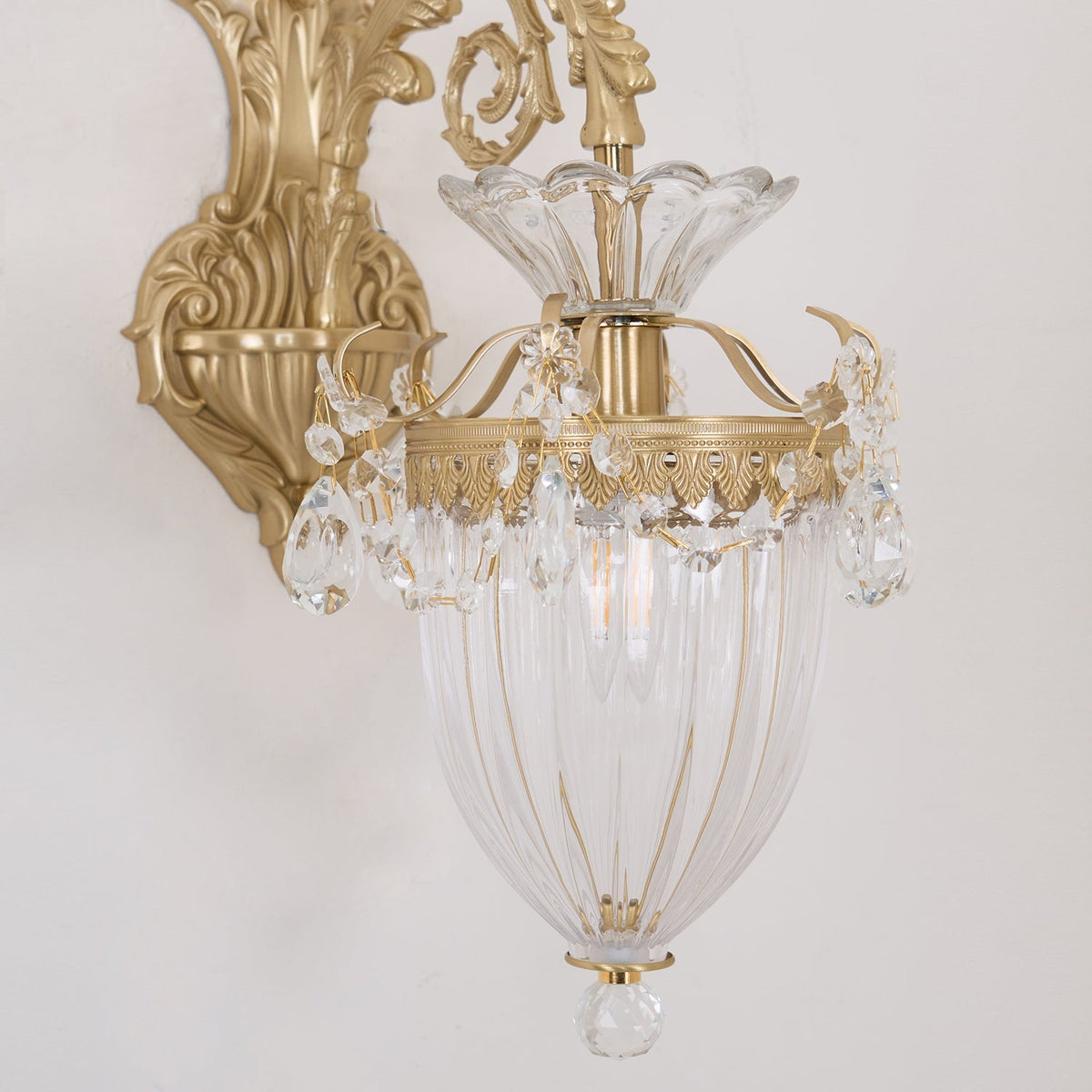 Tardenwood Crystal Wall Light-Moonnatur