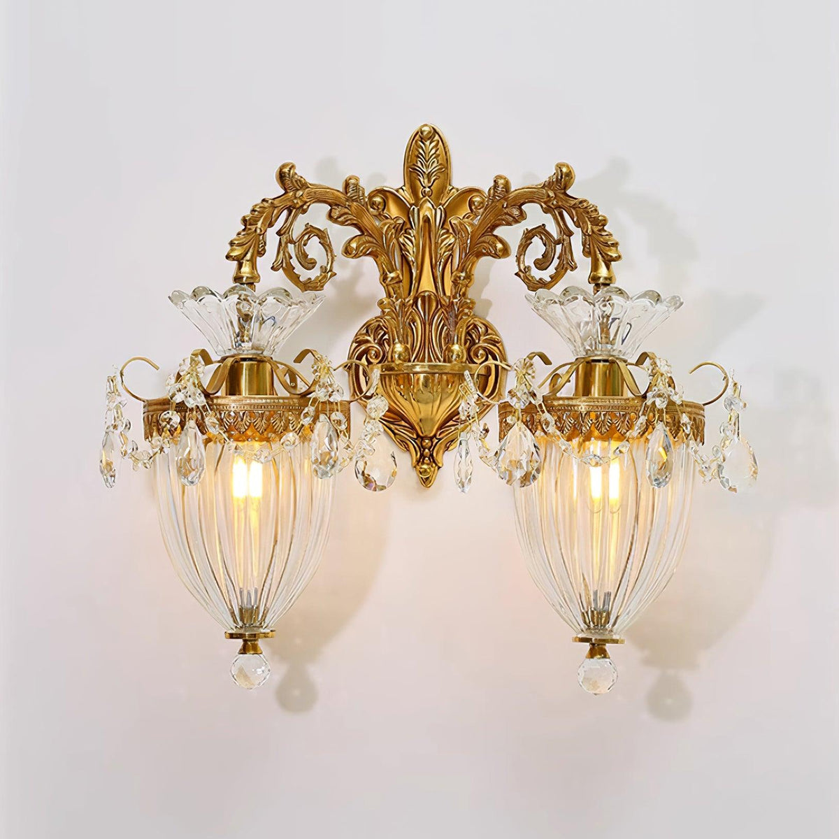 Tardenwood Crystal Wall Light-Moonnatur