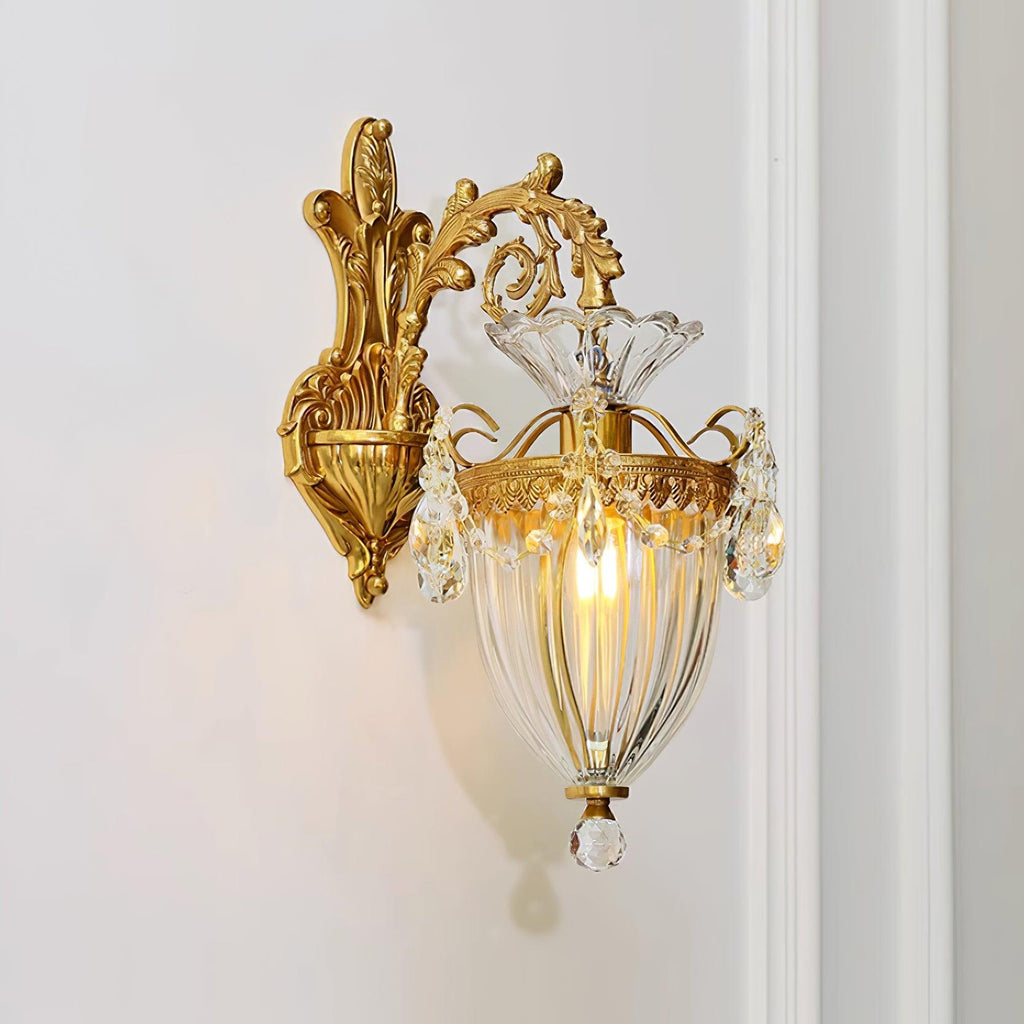 Tardenwood Crystal Wall Light-Moonnatur