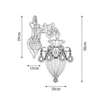 Tardenwood Crystal Wall Light-Moonnatur