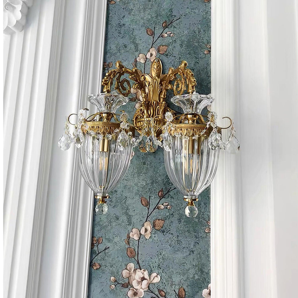 Tardenwood Crystal Wall Light-Moonnatur