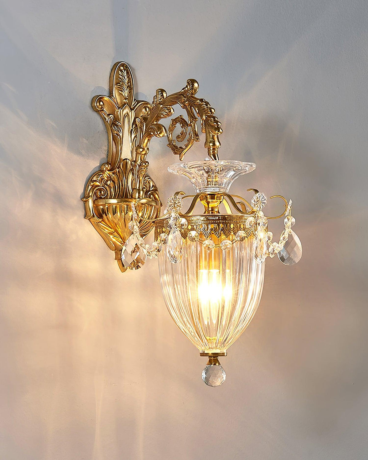 Tardenwood Crystal Wall Light-Moonnatur