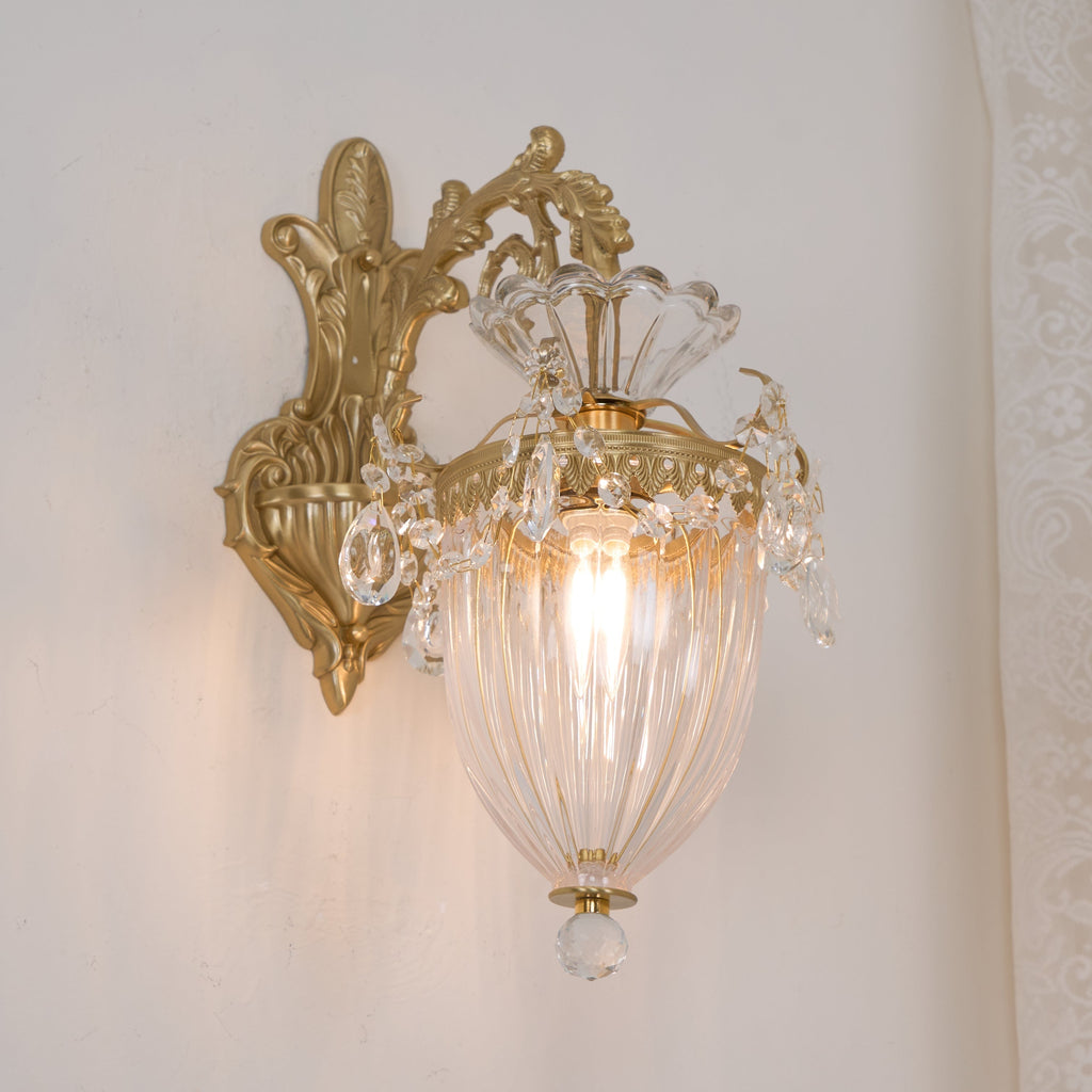 Tardenwood Crystal Wall Light-Moonnatur