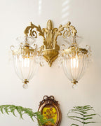 Tardenwood Crystal Wall Light-Moonnatur
