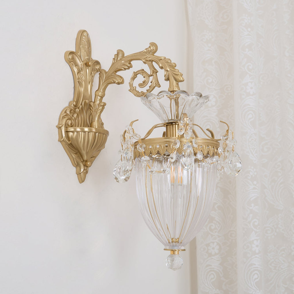 Tardenwood Crystal Wall Light-Moonnatur