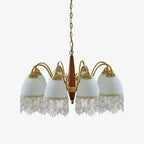 Embrara Glass Chandelier-Moonnatur
