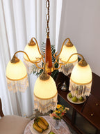 Embrara Glass Chandelier-Moonnatur