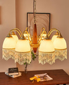 Embrara Glass Chandelier-Moonnatur