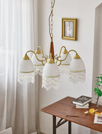 Embrara Glass Chandelier-Moonnatur