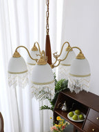 Embrara Glass Chandelier-Moonnatur