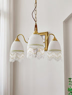 Embrara Glass Chandelier-Moonnatur