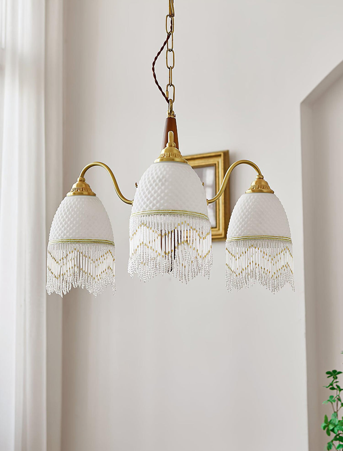 Embrara Glass Chandelier-Moonnatur